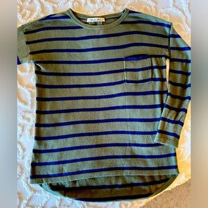 Caroline Grace long sleeve Colton/cashmere pullover